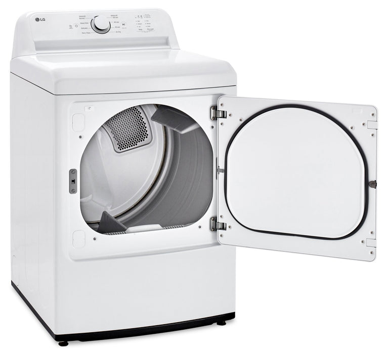 Sécheuse électrique LG de 7,3 pi³ - blanche - DLE6100W