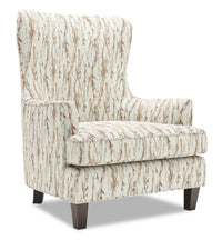  Fauteuil d’appoint à oreilles Sofa Lab de 32 po fabriqué au Canada en tissu - Mineral multicolore 