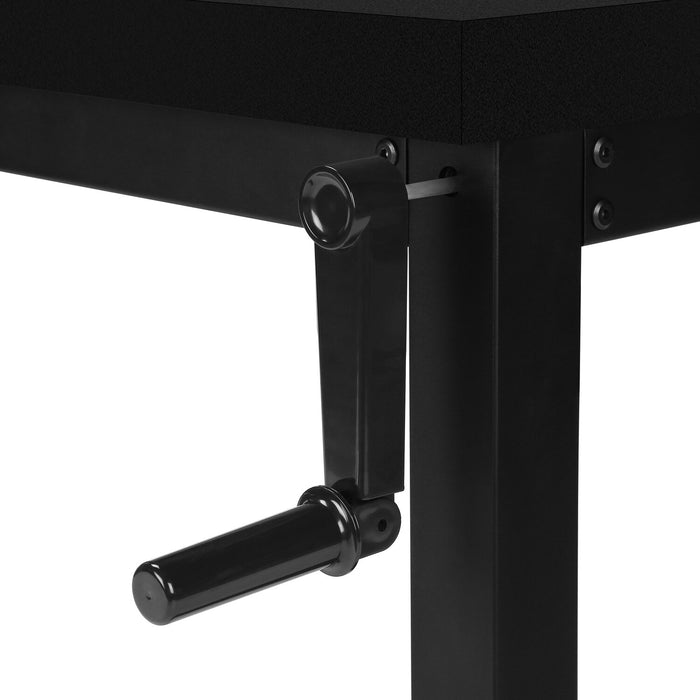 Bureau Kai de 47,25 po à hauteur réglable - noir