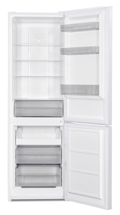 Réfrigérateur Danby de 10,3 pi³ et de 23,7 po à congélateur inférieur - blanc - DBMF100B1WDB