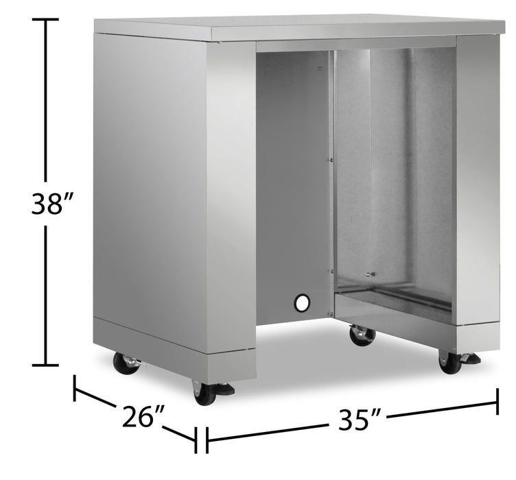 Armoire pour réfrigérateur Thor Kitchen pour la cuisine extérieure - MK02SS304