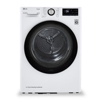  Sécheuse intelligente LG de 4,2 pi³ et de 24 po avec pompe à chaleur - blanche - superposable - DLHC1455W