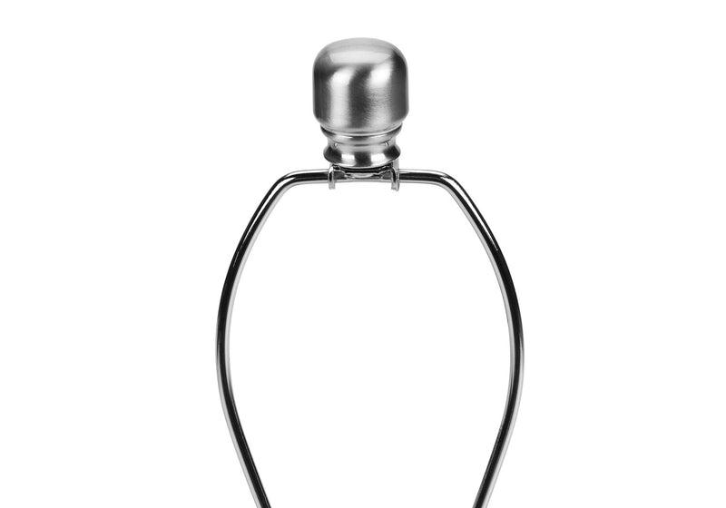 Lampe de table sculptée et ondulée de 27 po en résine crème