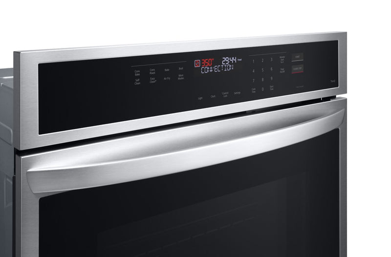 Four mural électrique LG de 4,7 pi³ et de 30 po avec convection véritable - acier inoxydable Smudge-ProofMD - WSEP4723F