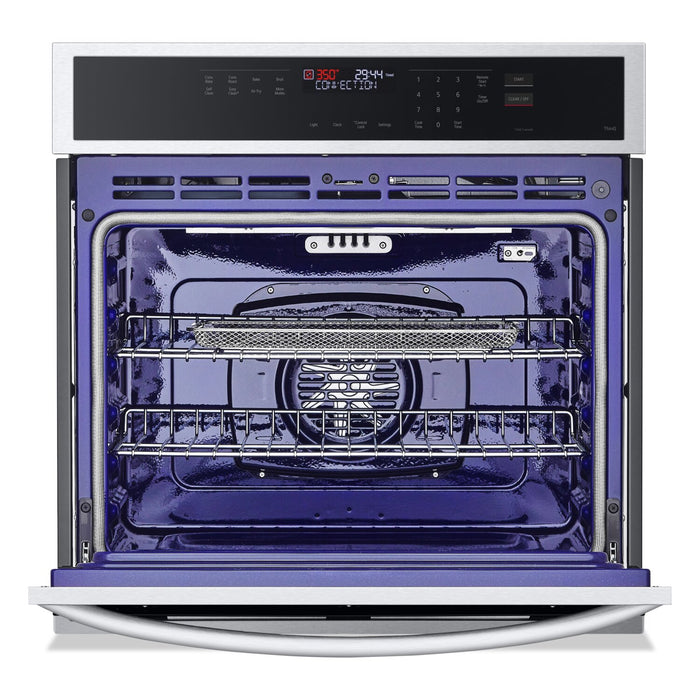 Four mural électrique LG de 4,7 pi³ et de 30 po avec convection véritable - acier inoxydable Smudge-ProofMD - WSEP4723F