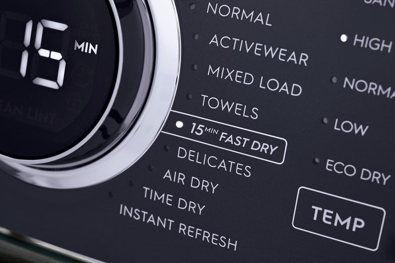 Sécheuse à gaz Electrolux de 8 pi³ avec vapeur - titane - superposable - ELFG7637AT