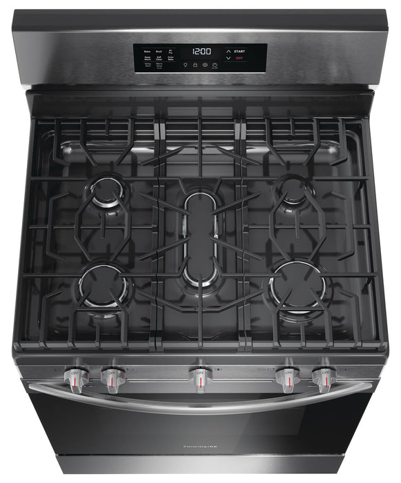 Cuisinière à gaz Frigidaire de 5,1 pi³ avec friture à air et cuisson par convection - acier inoxydable - FCRG3083AS