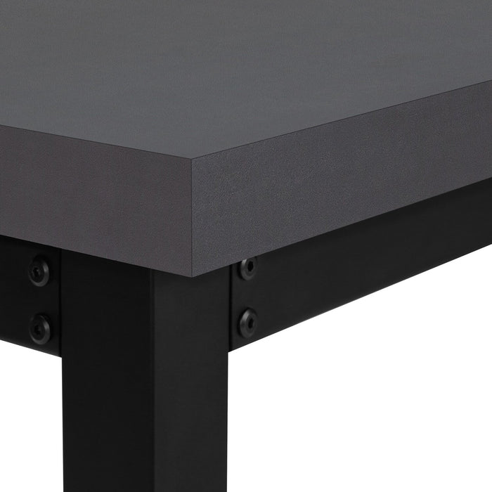 Bureau Kai de 47,25 po à hauteur réglable - gris