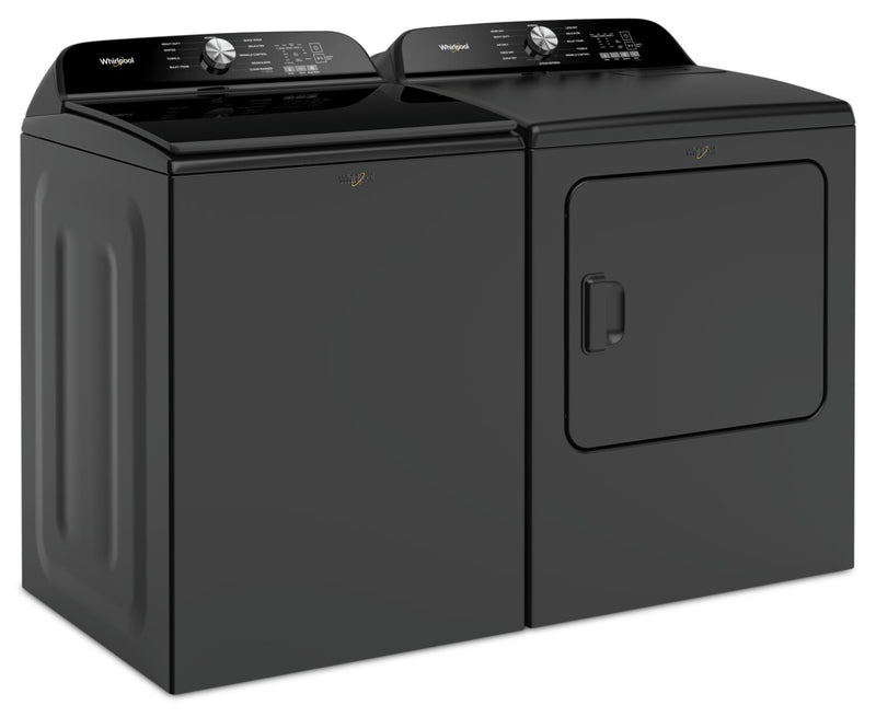 Laveuse à chargement par le haut de 6,1 pi³ avec agitateur amovible et sécheuse électrique de 7 pi³ de Whirlpool