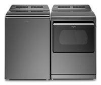  Laveuse de 6,0 pi³ à chargement par le haut et sécheuse électrique de 7,4 pi³ de Whirlpool  