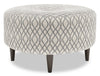 Pouf personnalisable The Curve de Sofa Lab de 31 po fabriqué au Canada en tissu - Steel multicolore