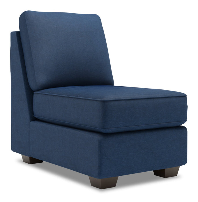 Fauteuil sans accoudoirs Roll de la collection Sofa Lab - Pax Navy