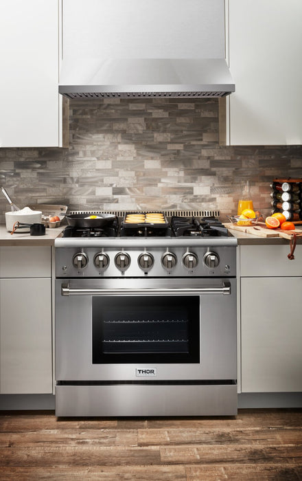 Hotte de cuisinière murale Thor Kitchen de 36 po de 1 000 pi3/min – TRH3606S-SS