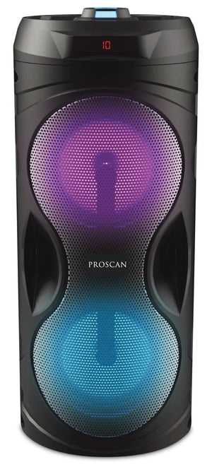Haut-parleur illuminé Proscan à DEL avec Bluetooth