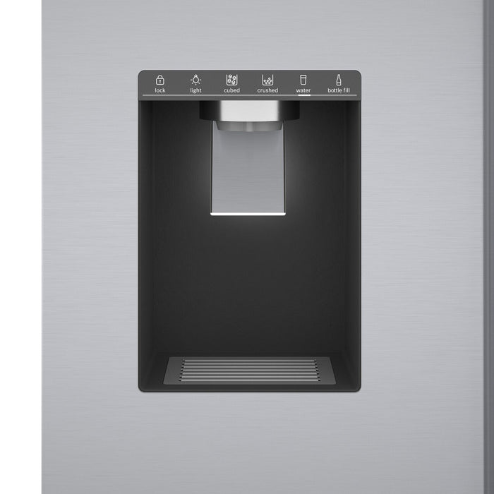 Réfrigérateur Bosch de série 500 de 26 pi3 à portes françaises - B36FD50SNS