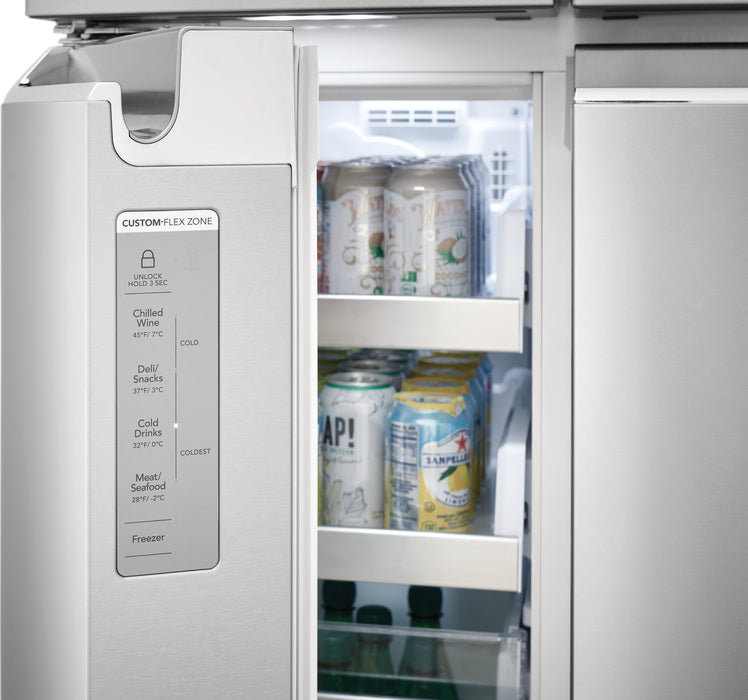 Réfrigérateur Frigidaire Gallery de 21,5 pi³ et de 36 po de profondeur comptoir à 4 portes - acier inoxydable Smudge-ProofMD - GRQC2255BF