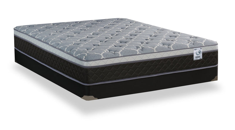 Ensemble matelas à Euro-plateau à profil bas Salerno de Springwall pour lit double