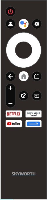 Téléviseur intelligent Skyworth UHD de 65 po avec Google TVMC