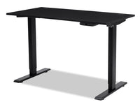 Bureau relevable Carson de 47,2 po à deux moteurs - noir mat