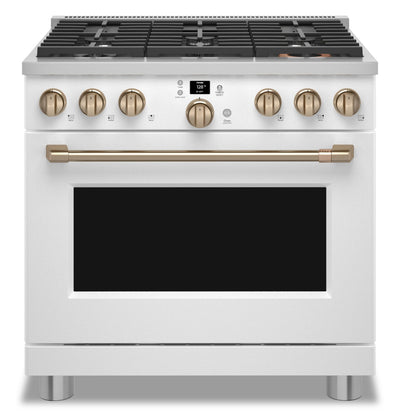Café 6.2 Cu. Ft. Smart Commercial-Style 6-Burner Gas Range - CGY366P4TW2 