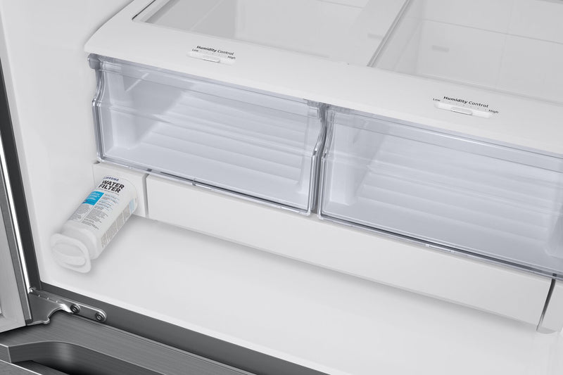 Réfrigérateur Samsung de 22,1 pi³ et de 30 po à portes françaises - acier inoxydable - RF22A4221SR/AA