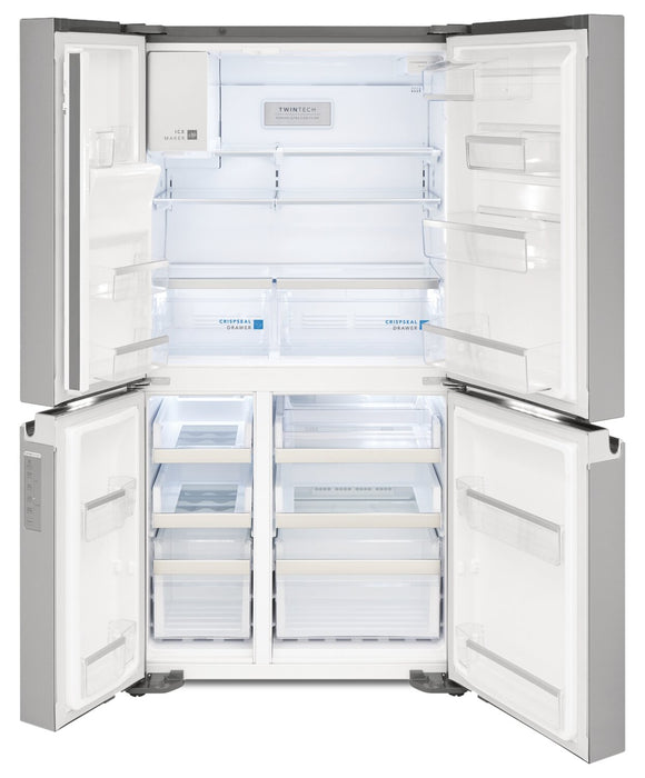 Réfrigérateur Frigidaire Gallery de 21,5 pi³ et de 36 po de profondeur comptoir à 4 portes - acier inoxydable Smudge-ProofMD - GRQC2255BF