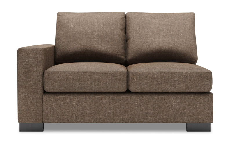 Causeuse de gauche Track de la collection Sofa Lab - Luna Praline