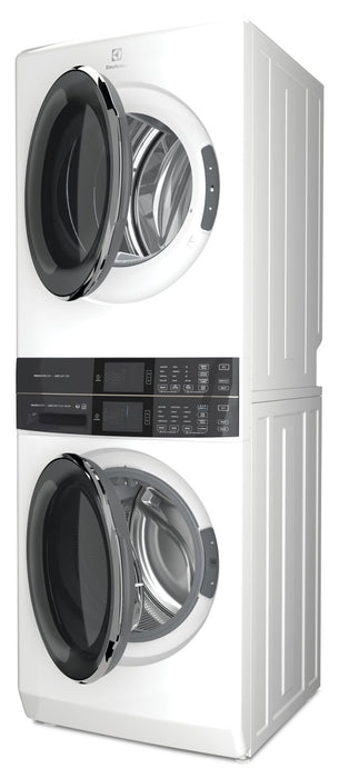 Tour de buanderie Laundry TowerMC à la vapeur Electrolux à chargement frontal de 5,2/8,0 pi³ - blanche - ELTE760CAW
