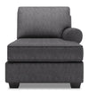 Fauteuil long de gauche Roll de la collection Sofa Lab - Luxury Charcoal