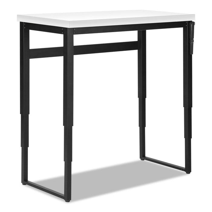 Bureau Kai de 47,25 po à hauteur réglable - blanc et noir
