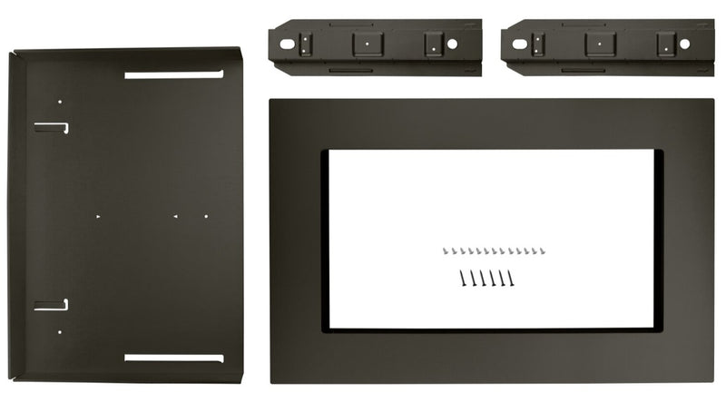 Whirlpool 27" Countertop Microwave Trim Kit - MK2167AV - Trim Kit in Black Stainless Steel