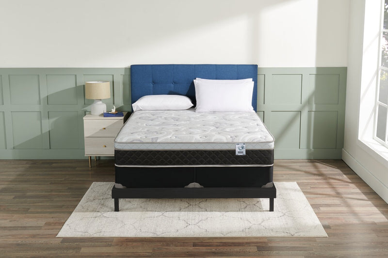 Ensemble matelas à Euro-plateau divisé Pisa II de Springwall pour grand lit