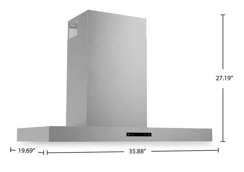 Hotte de cuisinière murale en forme de T Thor Kitchen de 36 po - ARH36T