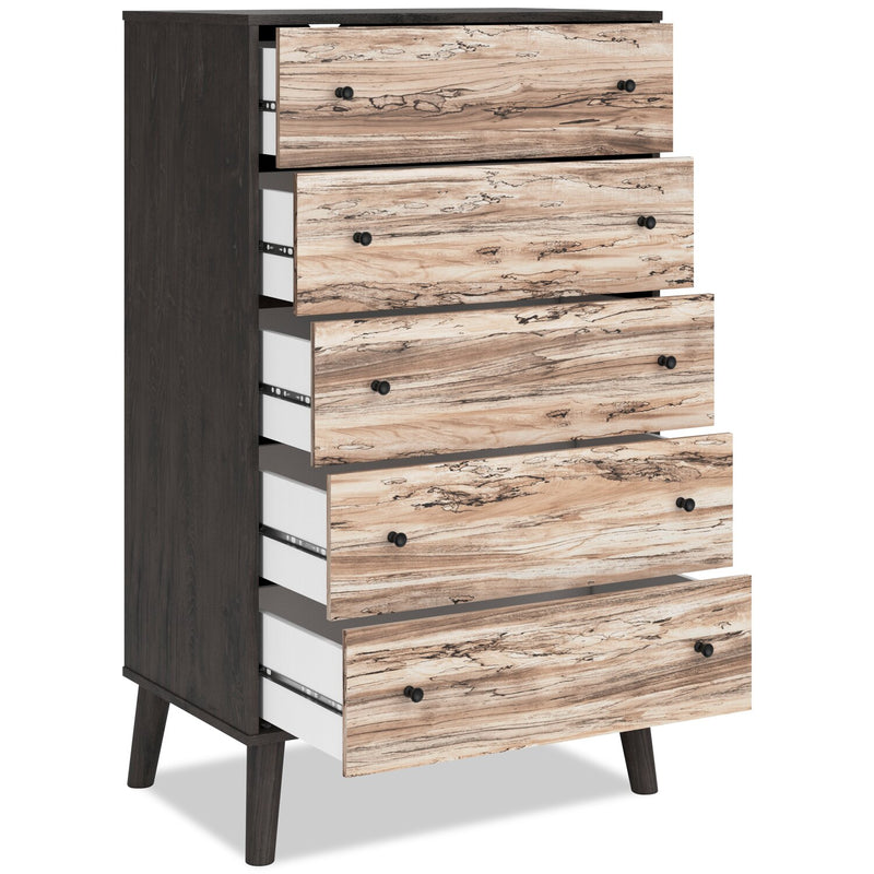 Commode verticale Wolf - brune - Brick