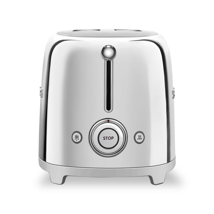 Grille-pain classique Smeg à 2 tranches - TSF01SSUS
