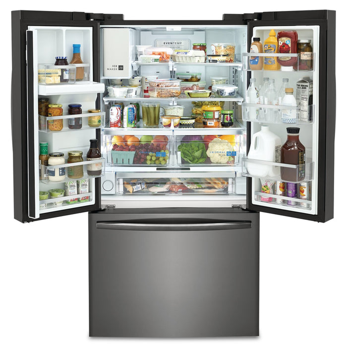 Réfrigérateur Frigidaire Gallery de 27,8 pi³ et de 36 po de profondeur standard à portes françaises - acier inoxydable noir Smudge-ProofMD - GRFS2853AD