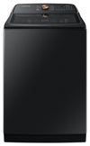 Laveuse haute efficacité Samsung à chargement par le haut de 6,2 pi³ - acier inoxydable noir - WA54CG7550AVA4