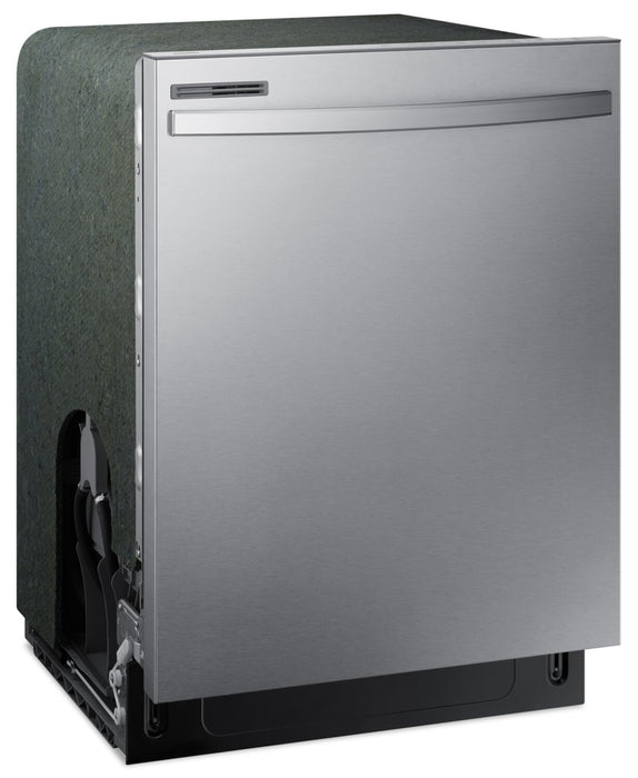 Lave-vaisselle encastré Samsung à 53 dBA de 24 po avec commandes sur le dessus et cuve hybride - DW80CG4021SRAA