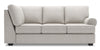 Sofa de droite pour rallonge Roll de la collection Sofa Lab - Luxury Silver