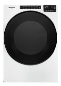 Sécheuse électrique à la vapeur Whirlpool de 7,4 pi³ - blanche - superposable - YWED6605MW