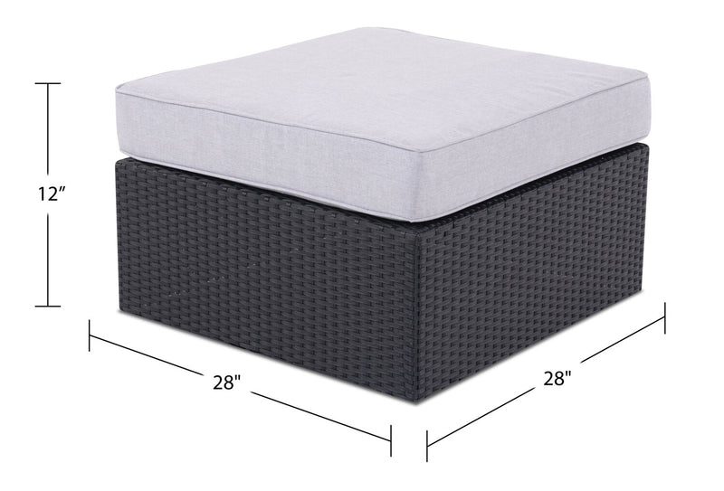 Ensemble Minnesota 6 pièces pour la terrasse - gris