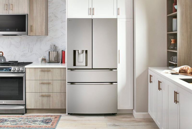 Réfrigérateur LG de 29 pi³ et de 36 po à portes françaises - acier inoxydable Smudge-ProofMD - LF29S8330S