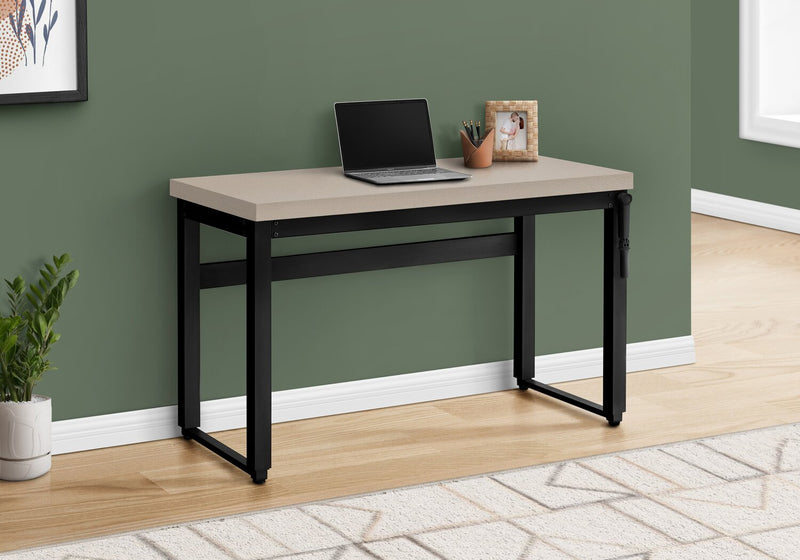 Bureau Kai de 47,25 po à hauteur réglable - taupe