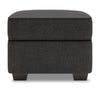 Pouf personnalisable Roll de Sofa Lab de 24 po fabriqué au Canada en tissu d’apparence lin - gris Luna Kohl