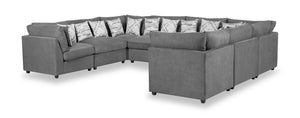 Sofa sectionnel Evolve 8 pièces - anthracite