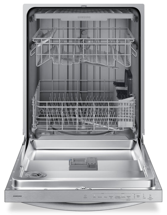 Lave-vaisselle encastré Samsung à 51 dBA de 24 po avec commandes sur le dessus et 3e panier - DW80CG4051SRAA