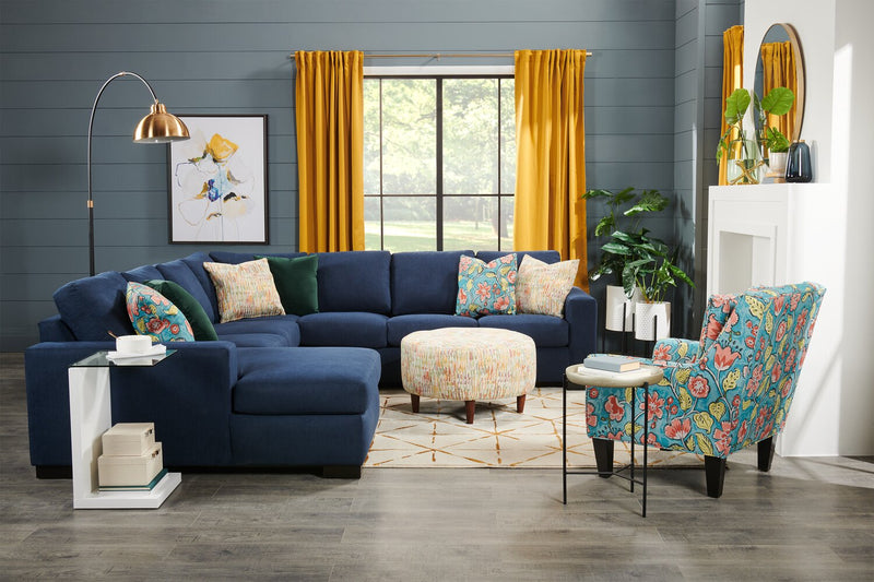 Sofa-lit de droite Track de la collection Sofa Lab - Pax Navy