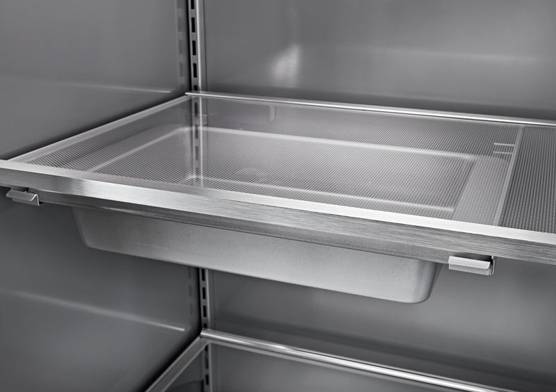 Réfrigérateur KitchenAid de 25,5 pi³ et de 42 po à compartiments juxtaposés - panneau personnalisable - KBSN702MPA