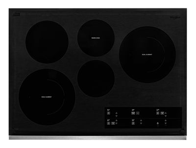 Whirlpool 30" Electric Ceramic Glass Cooktop - WCE97US0KS 