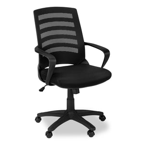 Chaise de bureau Felton de 24 po - mailles noires